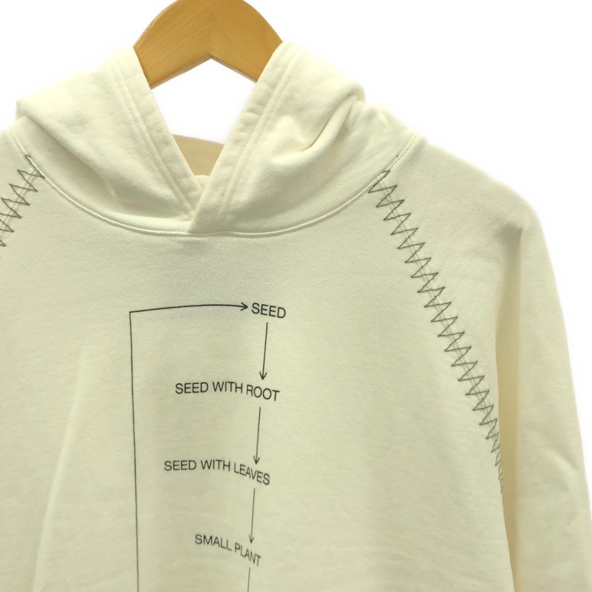 NEIGHBORHOOD / ネイバーフッド | 2019AW | SRL.BIO/ C-HOODED.LS スウェットパーカー | L | ホワイト | メンズ