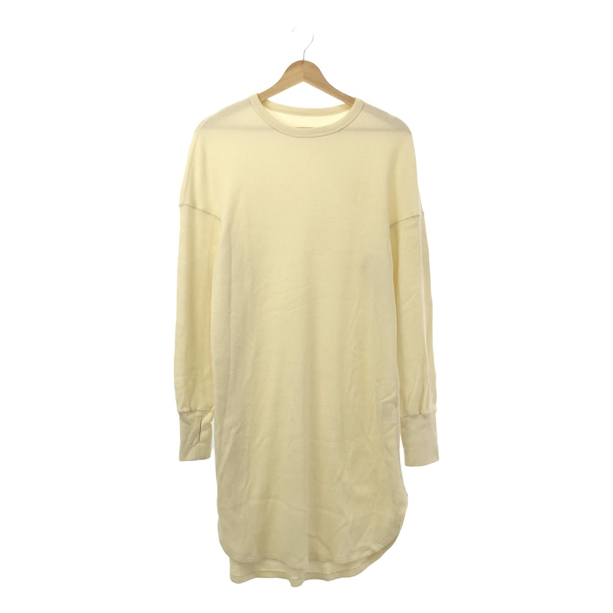 KURASHI&amp;Trips PUBLISHING | Cotton Thermal Long Dress | Off-White | Women's