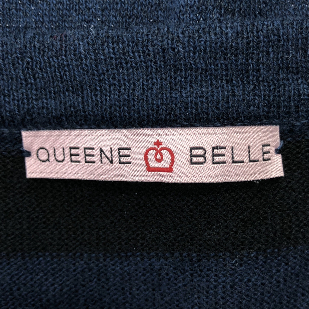 QUEENE and BELLE / 퀸앤벨 | 크라운 자수 테두리 니트 |