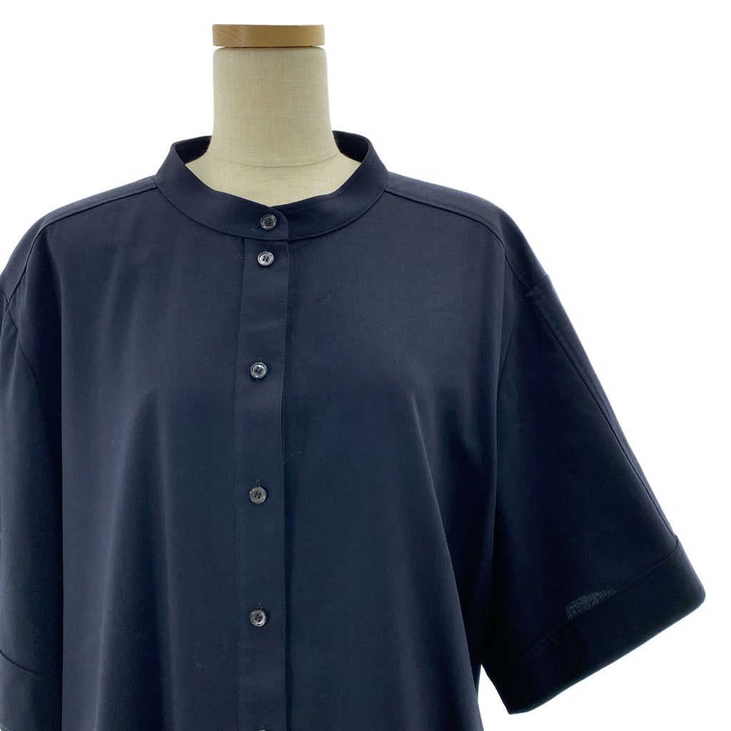 JIL SANDER 海軍藍 | 羊毛套頭襯衫裙 | 44號 | 女裝