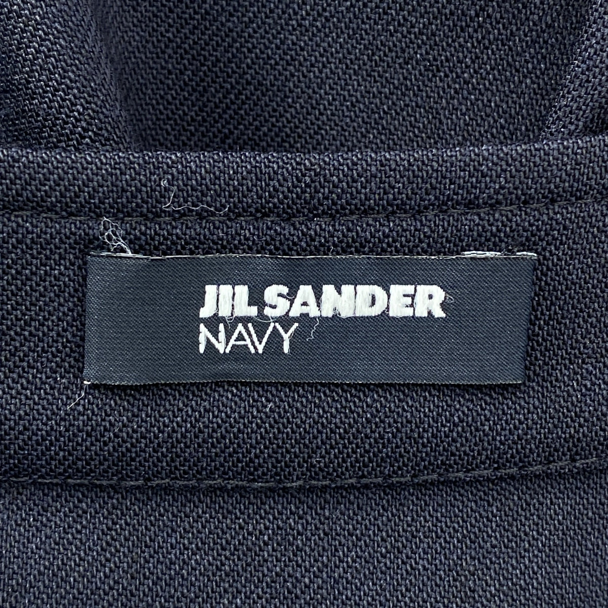 JIL SANDER 海軍藍 | 羊毛套頭襯衫裙 | 44號 | 女裝