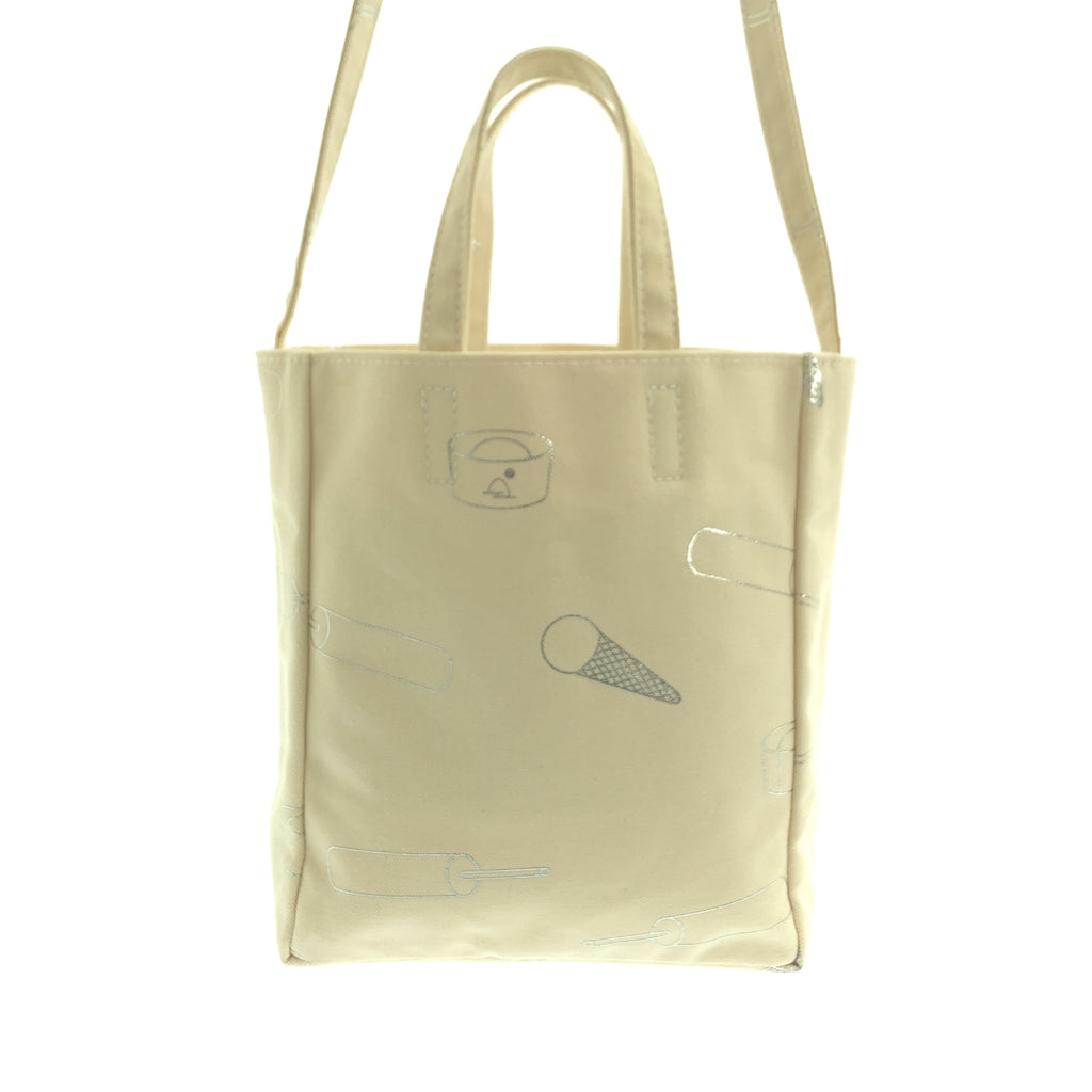 TEMBEA / テンベア | アイスキャンディ 総柄プリント 2Way キャンバス ショルダー トートバッグ |