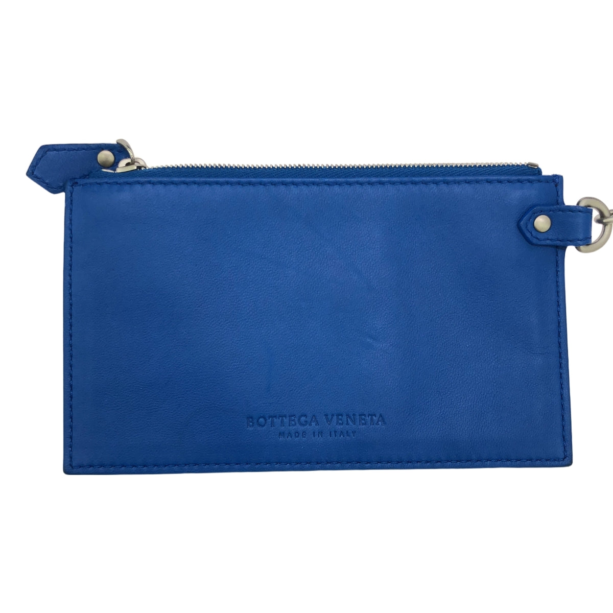 BOTTEGA VENETA / ボッテガヴェネタ | レザー マキシ イントレチャート ハンドバッグ トートバッグ | シグナルブルー / ブラック | レディース