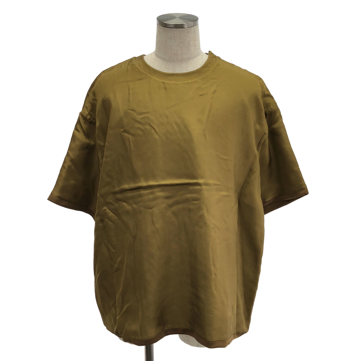 JIL SANDER / ジルサンダー | 2024SS | ワンポイントロゴ ショルダージップ オーバーシルエット プルオーバー | M | メンズ