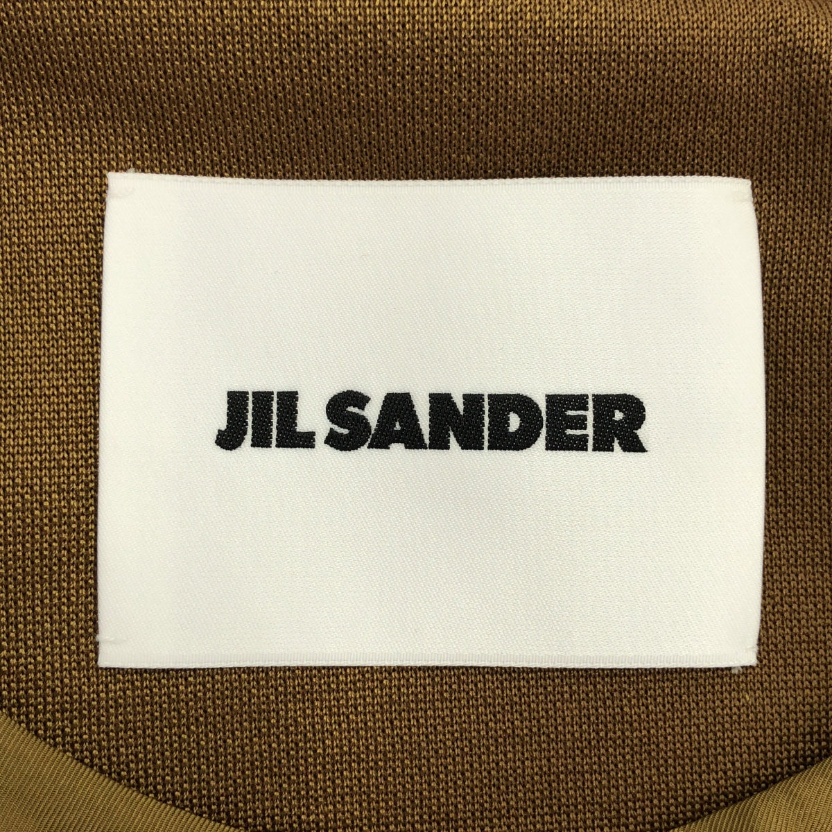 JIL SANDER / ジルサンダー | 2024SS | ワンポイントロゴ ショルダージップ オーバーシルエット プルオーバー | M | メンズ