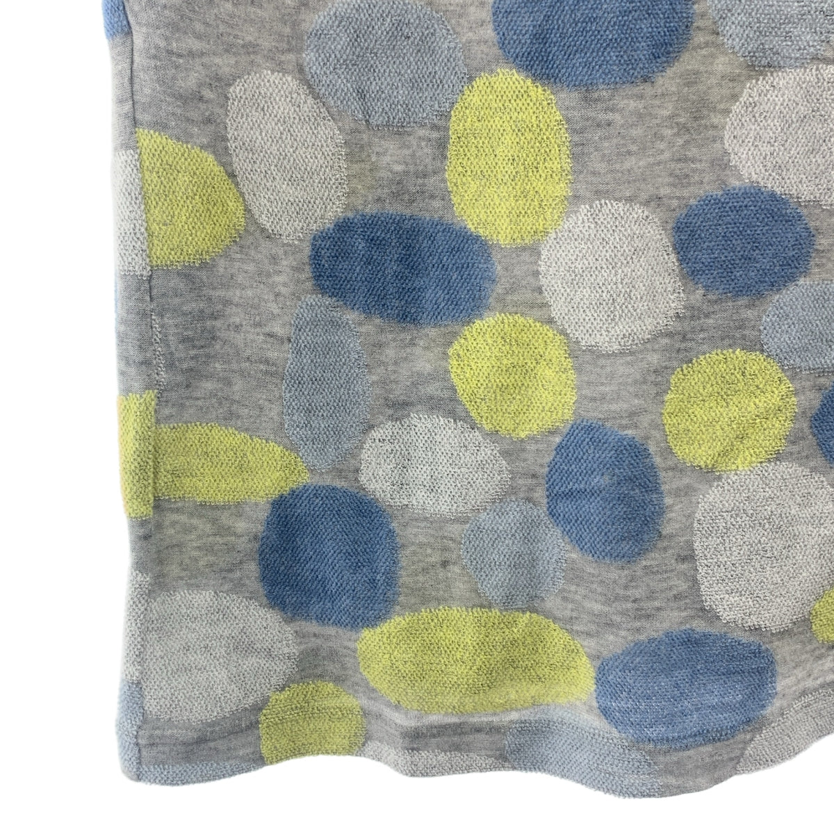 mina perhonen / ミナペルホネン | river bed コットン 総柄 Tシャツ | 38 | グレー系 | レディース