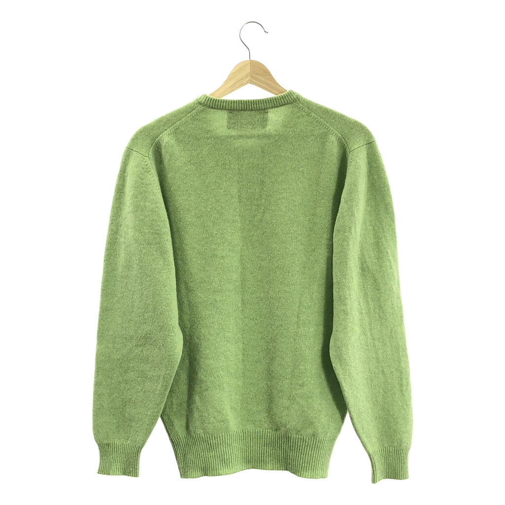Barbour / バブアー | LAMBS WOOL SPORTS CREW クルーネックニット | S | ライトグリーン | メンズ