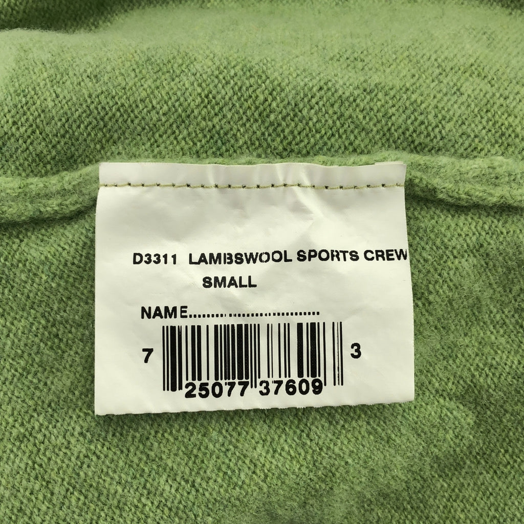 Barbour / バブアー | LAMBS WOOL SPORTS CREW クルーネックニット | S | ライトグリーン | メンズ