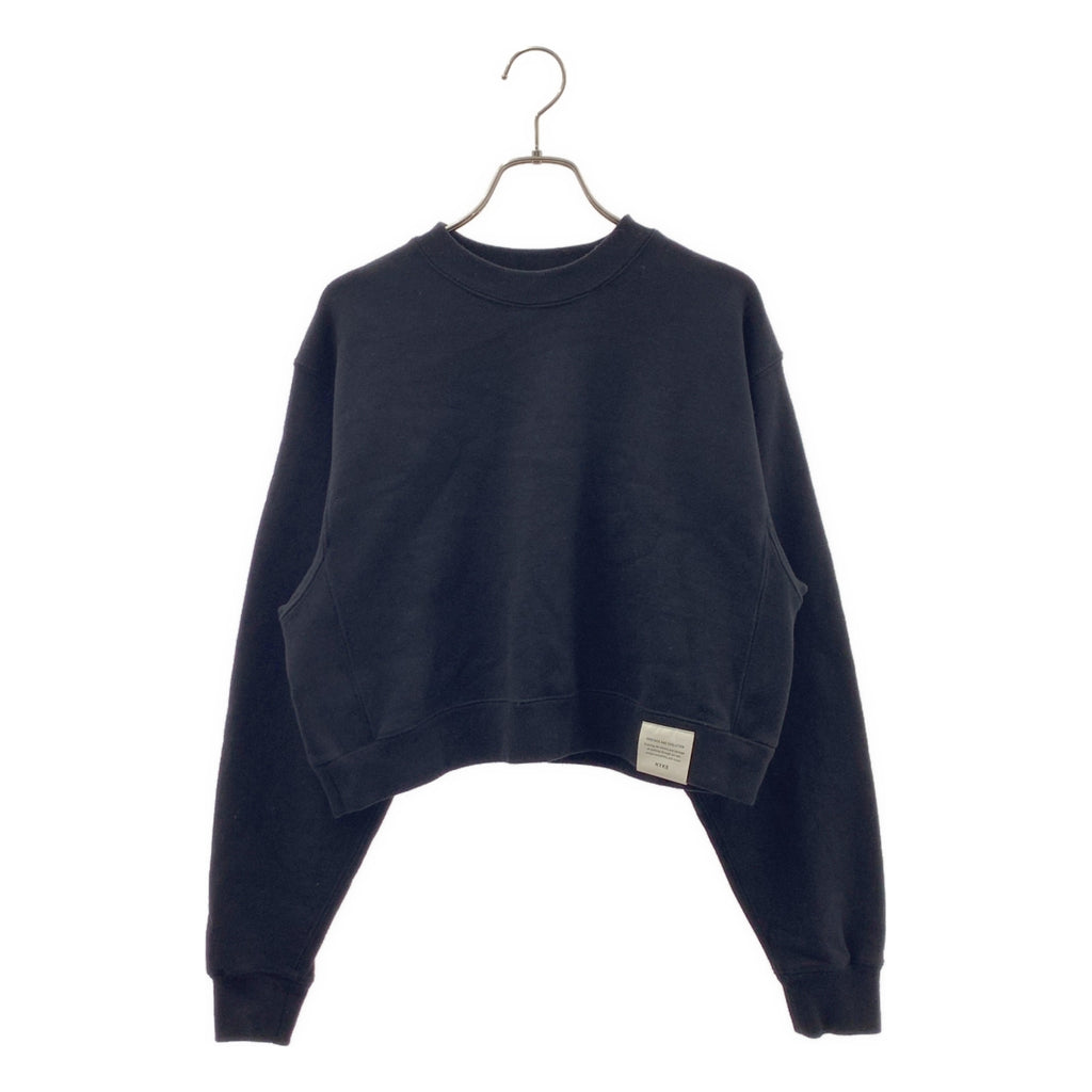 HYKE / ハイク | CROPPED SWEAT SHIRT クロップド スウェット | S | レディース