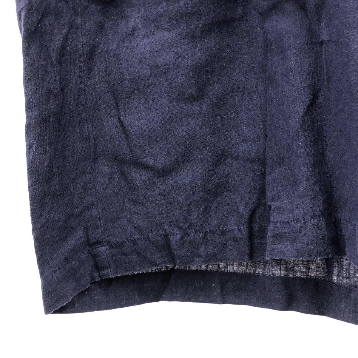 SI-HIRAI | 亞麻雙口袋洋裝 | 38 | 海軍藍 | 女款