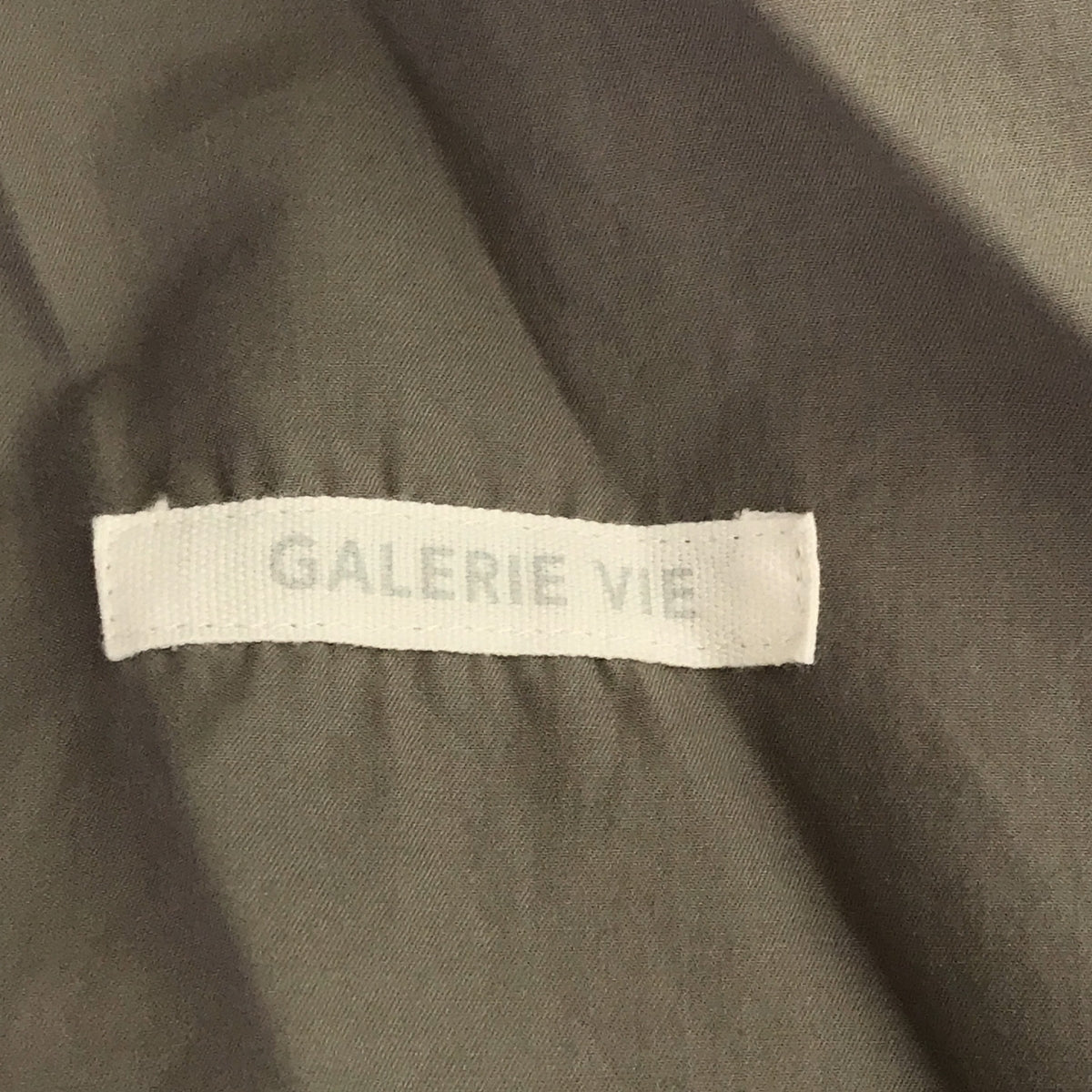 【미품】 GALERIE VIE / 갤리비 | 2023SS | 컴팩트 코튼 능직 민소매 맥시 원피스 | 34 | 회색