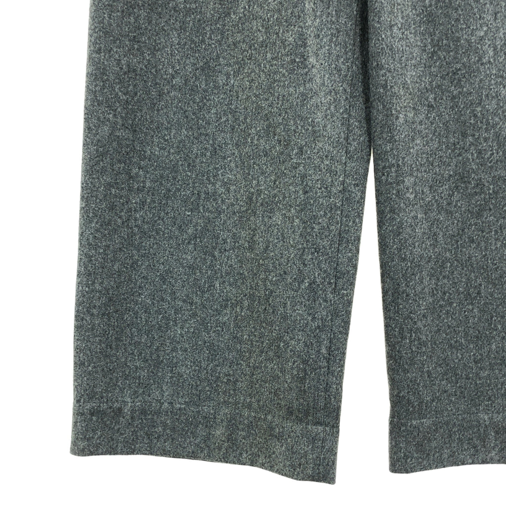 JIL SANDER+ / ジルサンダープラス | ウール メルトン ドローストリング ワイドパンツ | XS | グレー | レディース