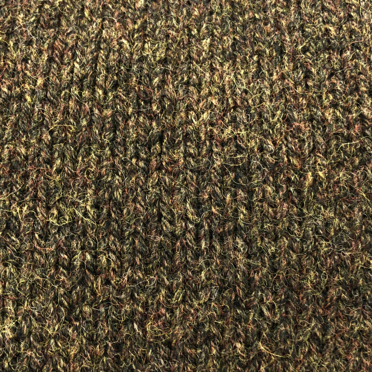 【美品】  Nahyat / ナヤット | n-052 / シェットランド ウール ニット カーディガン ジャケット | Olive Brown | メンズ