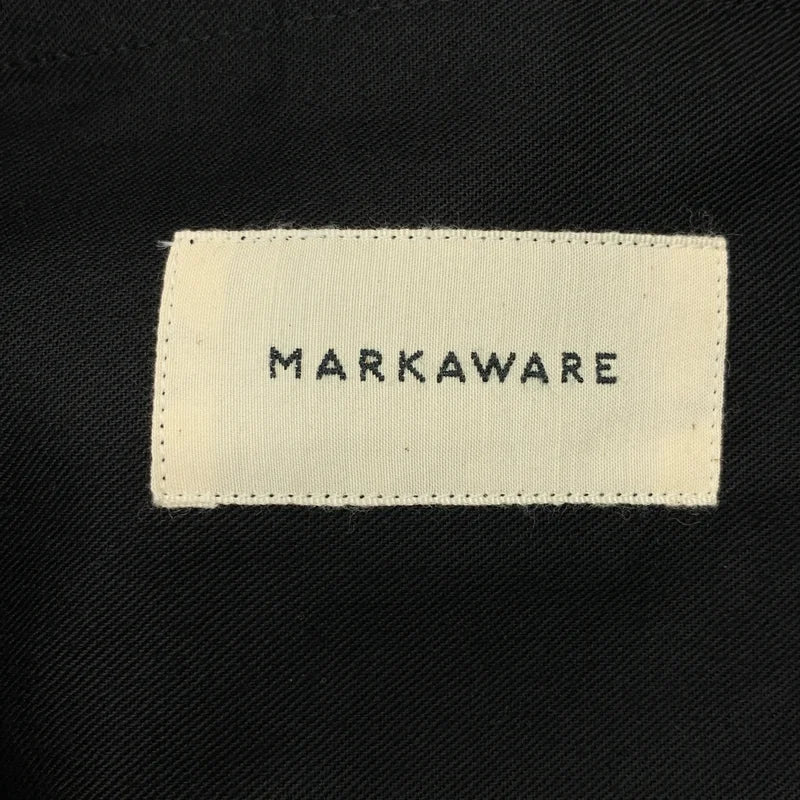 MARKAWARE / 마카웨어 | 2026SS | 60/2 오가닉 강연 보일 3/2 트윌 더블 플리티드 세미 이지 트라우저 팬츠 | 1 | 남성