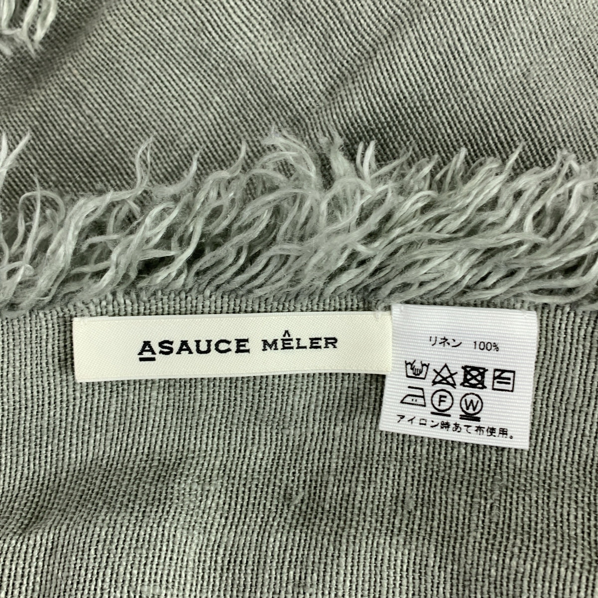 ASAUCE MELER / 어소스 메레 | 린넨 프린지 대형 스톨 |