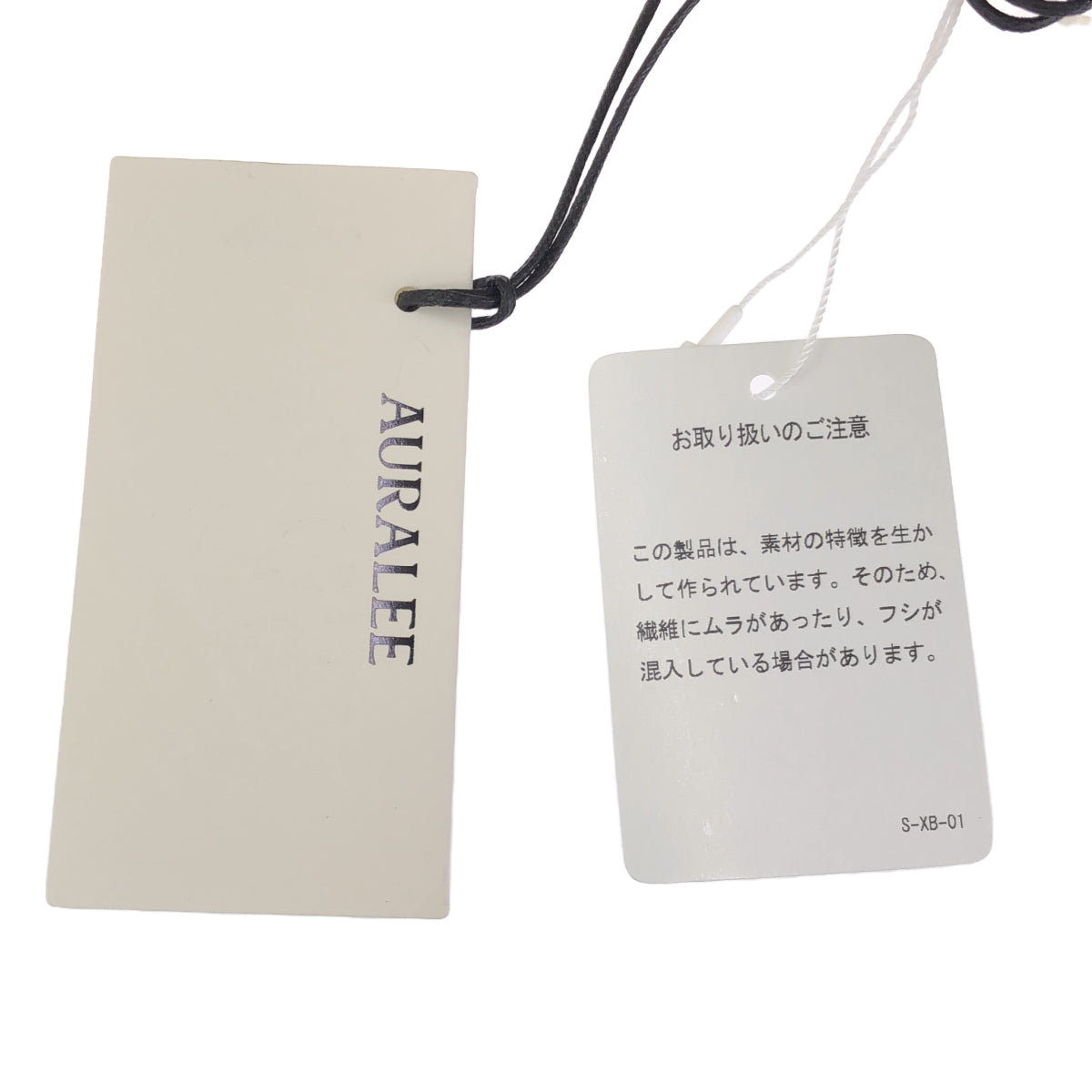 [新品] AURALEE | 2023SS |獨家和紙滌綸高密度布大風衣 | 1 |象牙米色 |女性的
