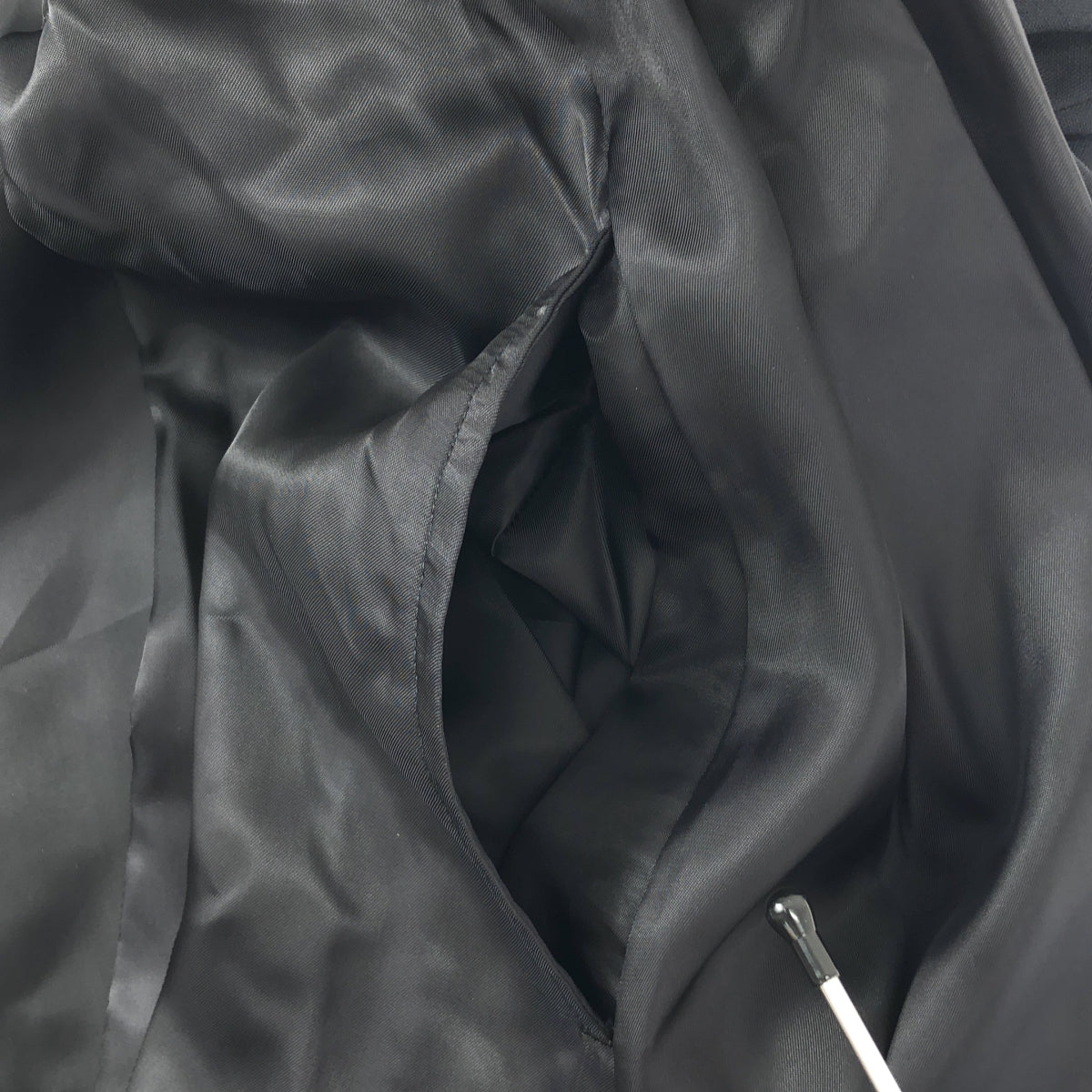 【美品】  noir kei ninomiya / ノワールケイニノミヤ | 2025SS | ウール×キュプラツイルワンピース | S | ブラック | レディース