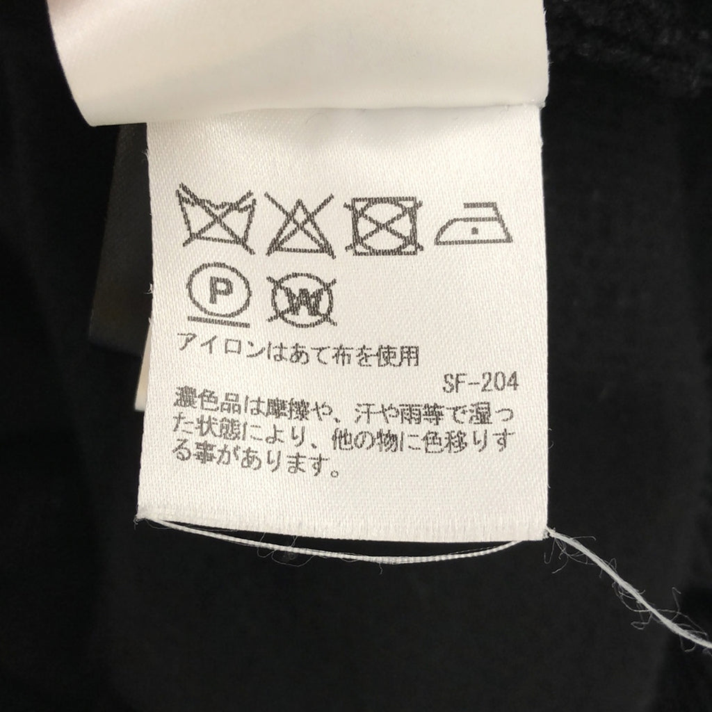 克里斯蒂安·維南茨 |人造絲燈芯絨彈性不對稱超大套頭衫 | S |黑色 |女性的