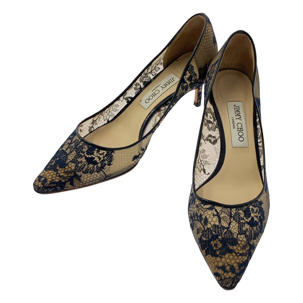 JIMMY CHOO / 지미추 | 레이스 포인티드 투 펌프스 | 37 |