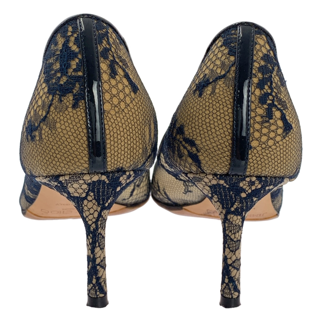 JIMMY CHOO / 지미추 | 레이스 포인티드 투 펌프스 | 37 |