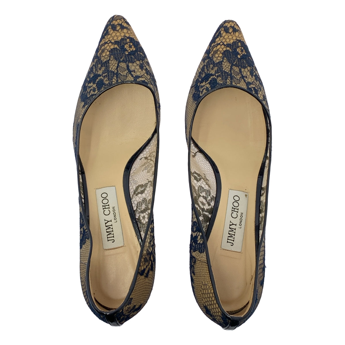 JIMMY CHOO | 蕾絲尖頭高跟鞋 | 37號 |