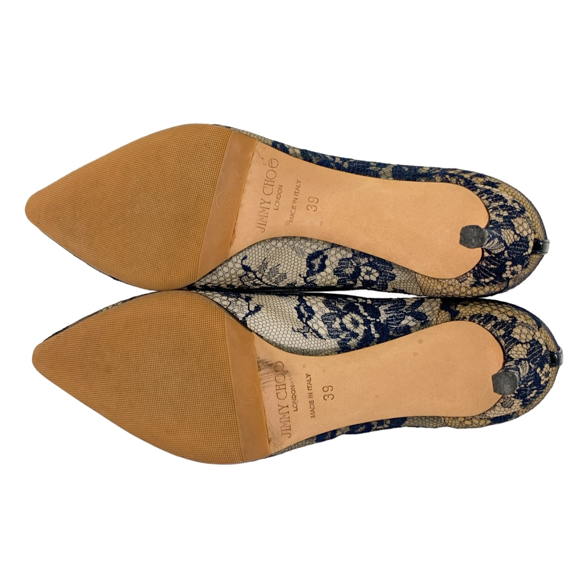 JIMMY CHOO | 蕾絲尖頭高跟鞋 | 37號 |