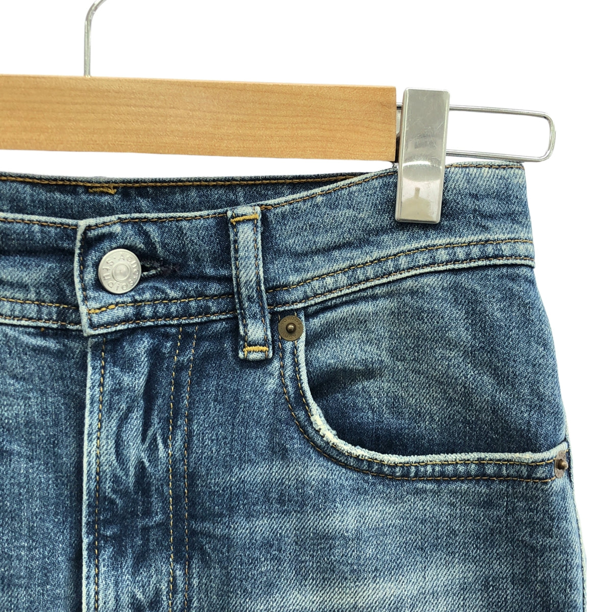 Acne Studios / アクネストゥディオズ | ヴィンテージ加工 デニムパンツ | 24 | インディゴ | レディース