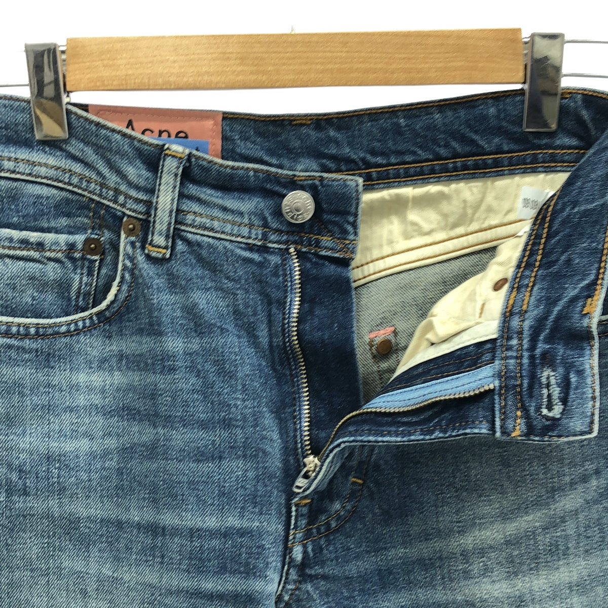 Acne Studios / アクネストゥディオズ | ヴィンテージ加工 デニムパンツ | 24 | インディゴ | レディース