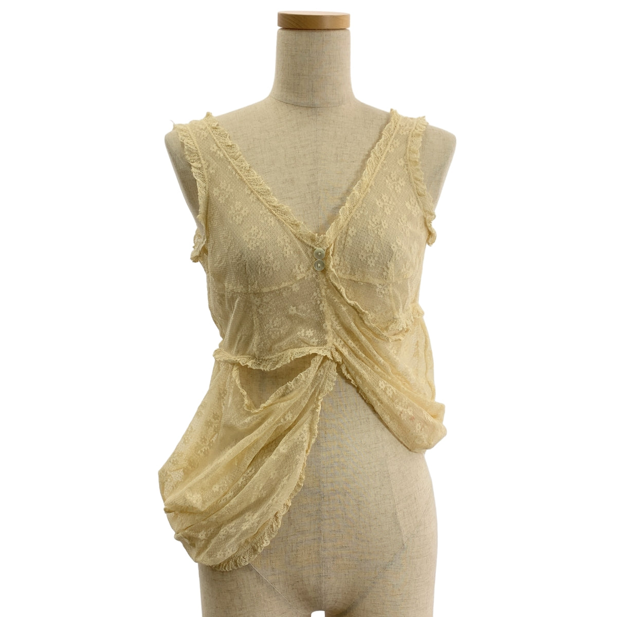 YUHAN WANG / 유한 원 | 변형 입체 레이스 블라우스 | S | 여성