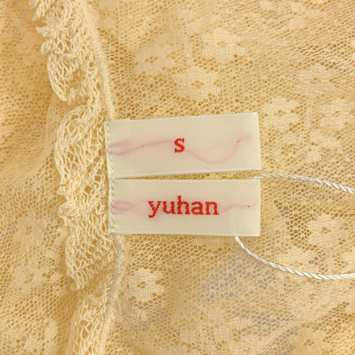 YUHAN WANG / ユハン ワン | 変形 立体 レース ブラウス | S | レディース