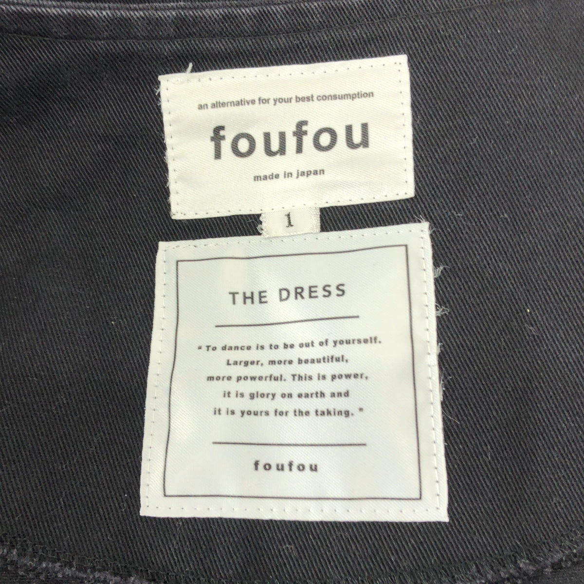 foufou / フーフー | THE DRESS / コットン カシュクール ドレス ワンピース | 1 | レディース