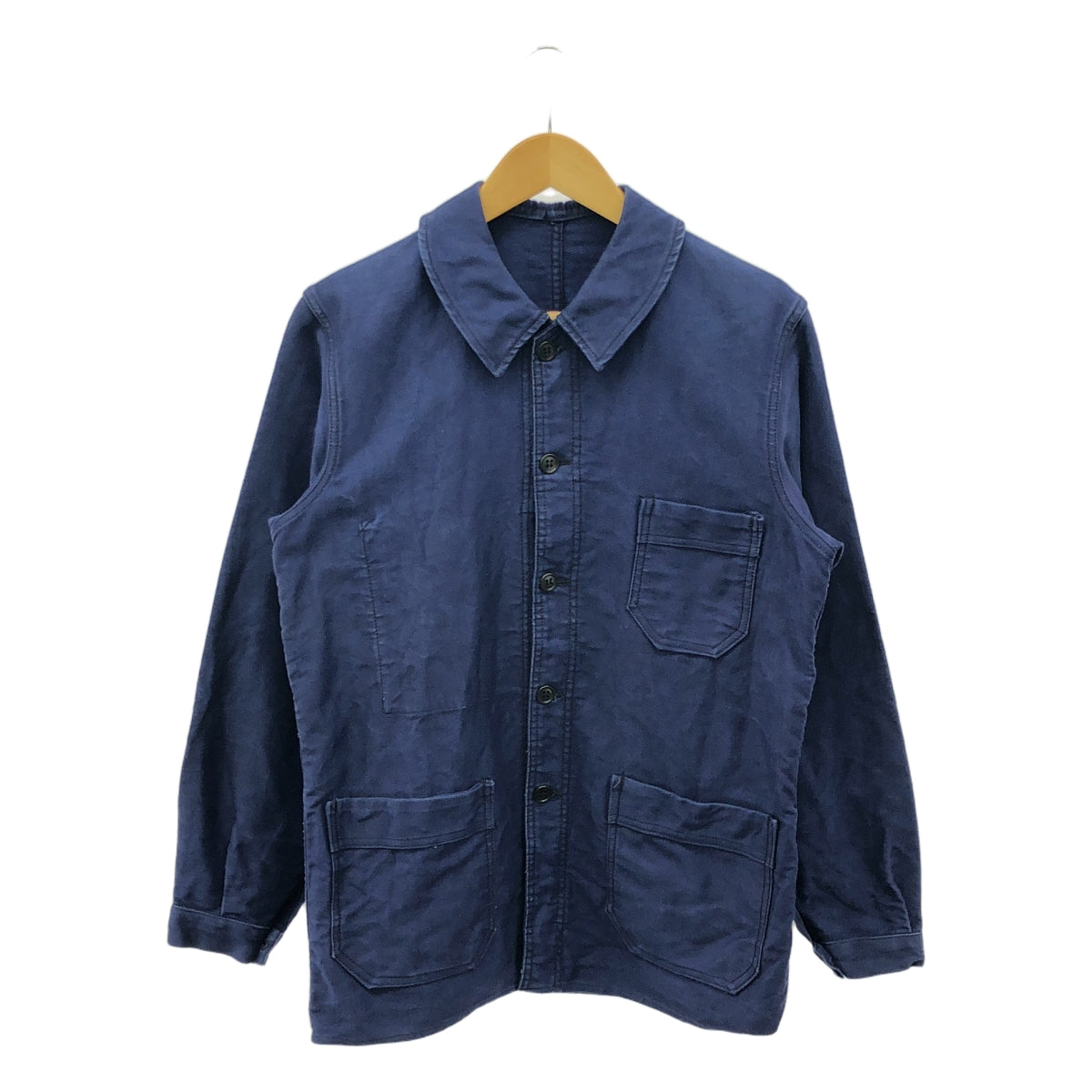 EURO VINTAGE | Estimated 30s-40s Vintage L'INEGALABLE French Work Moleskin Jacket | Size 44 | Men's