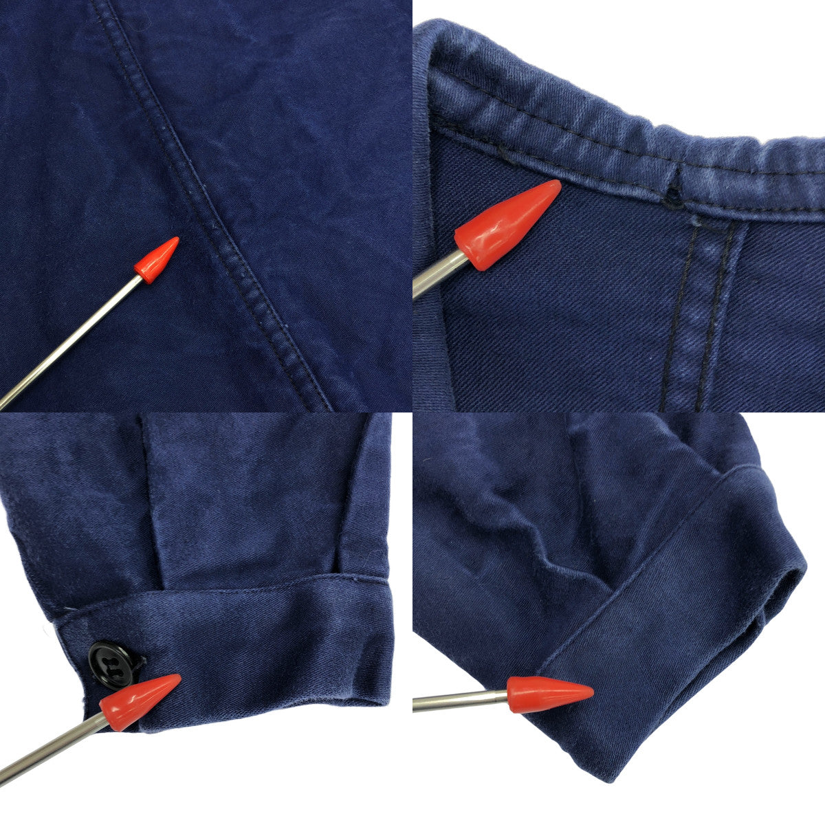 EURO VINTAGE | Estimated 30s-40s Vintage L'INEGALABLE French Work Moleskin Jacket | Size 44 | Men's