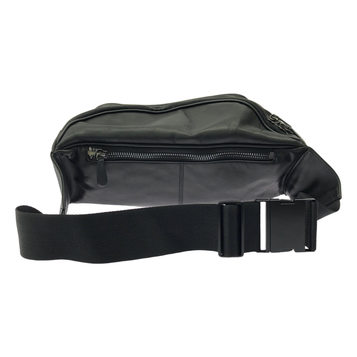 Maison Martin Margiela / メゾンマルタンマルジェラ | 2012AW | ×H&M レザー ボディ バッグ | ブラック | メンズ
