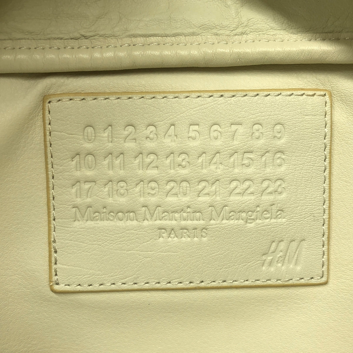 Maison Martin Margiela / メゾンマルタンマルジェラ | 2012AW | ×H&M レザー ボディ バッグ | ブラック | メンズ