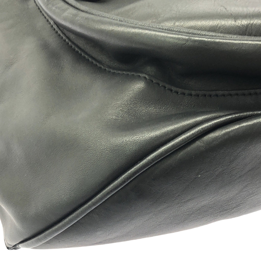 Maison Martin Margiela / メゾンマルタンマルジェラ | 2012AW | ×H&M レザー ボディ バッグ | ブラック | メンズ