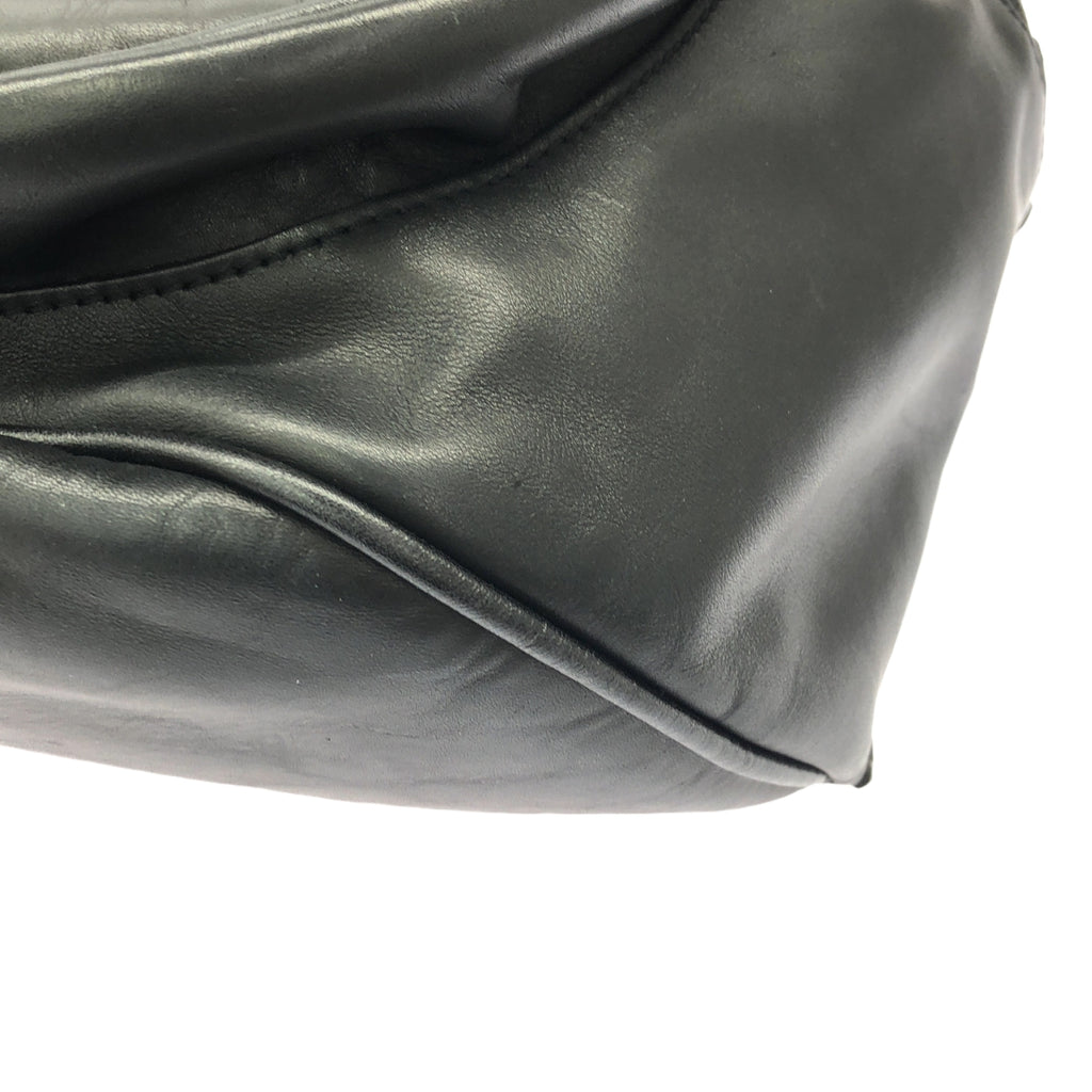 Maison Martin Margiela / メゾンマルタンマルジェラ | 2012AW | ×H&M レザー ボディ バッグ | ブラック | メンズ