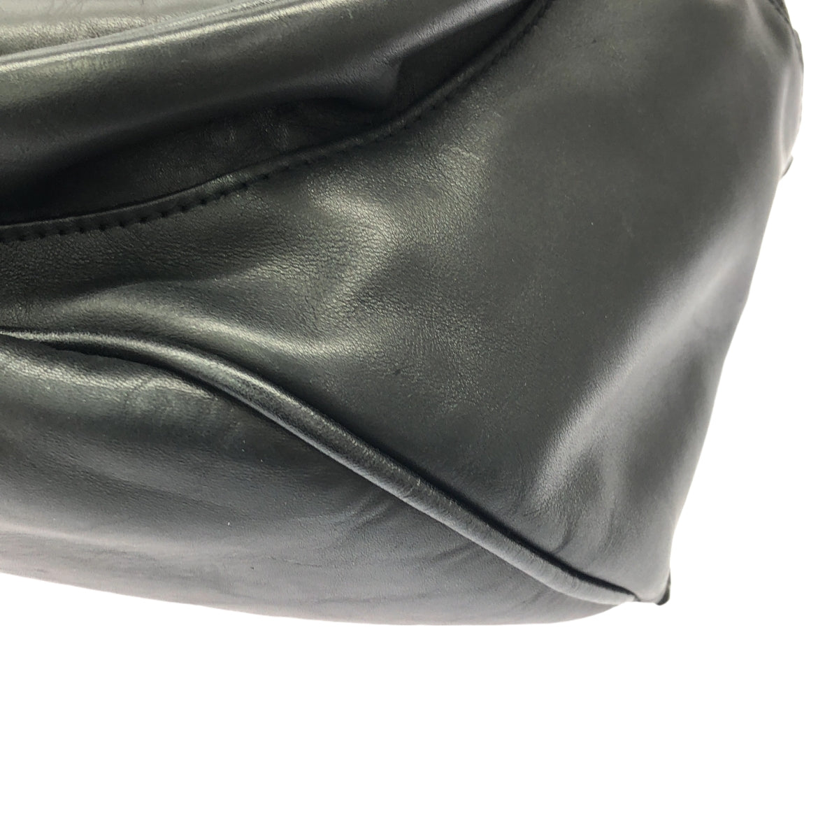 Maison Martin Margiela / メゾンマルタンマルジェラ | 2012AW | ×H&M レザー ボディ バッグ | ブラック | メンズ