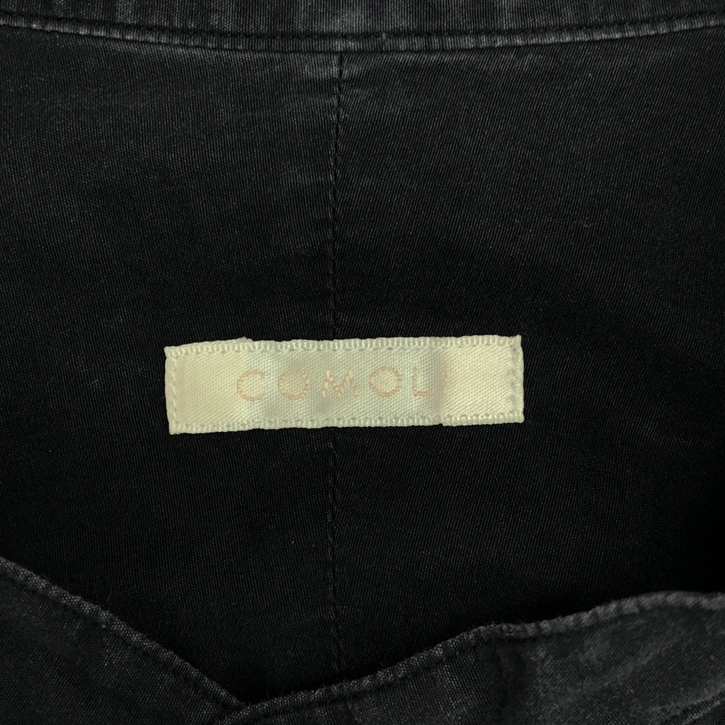 COMOLI | 2016SS | 立領棉質襯衫 | 1 | 海軍藍 | 男款