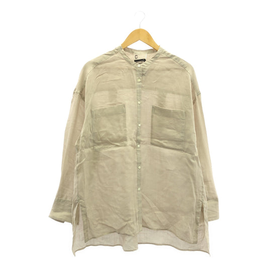 Chaos | Linen band collar shirt | F | Women's