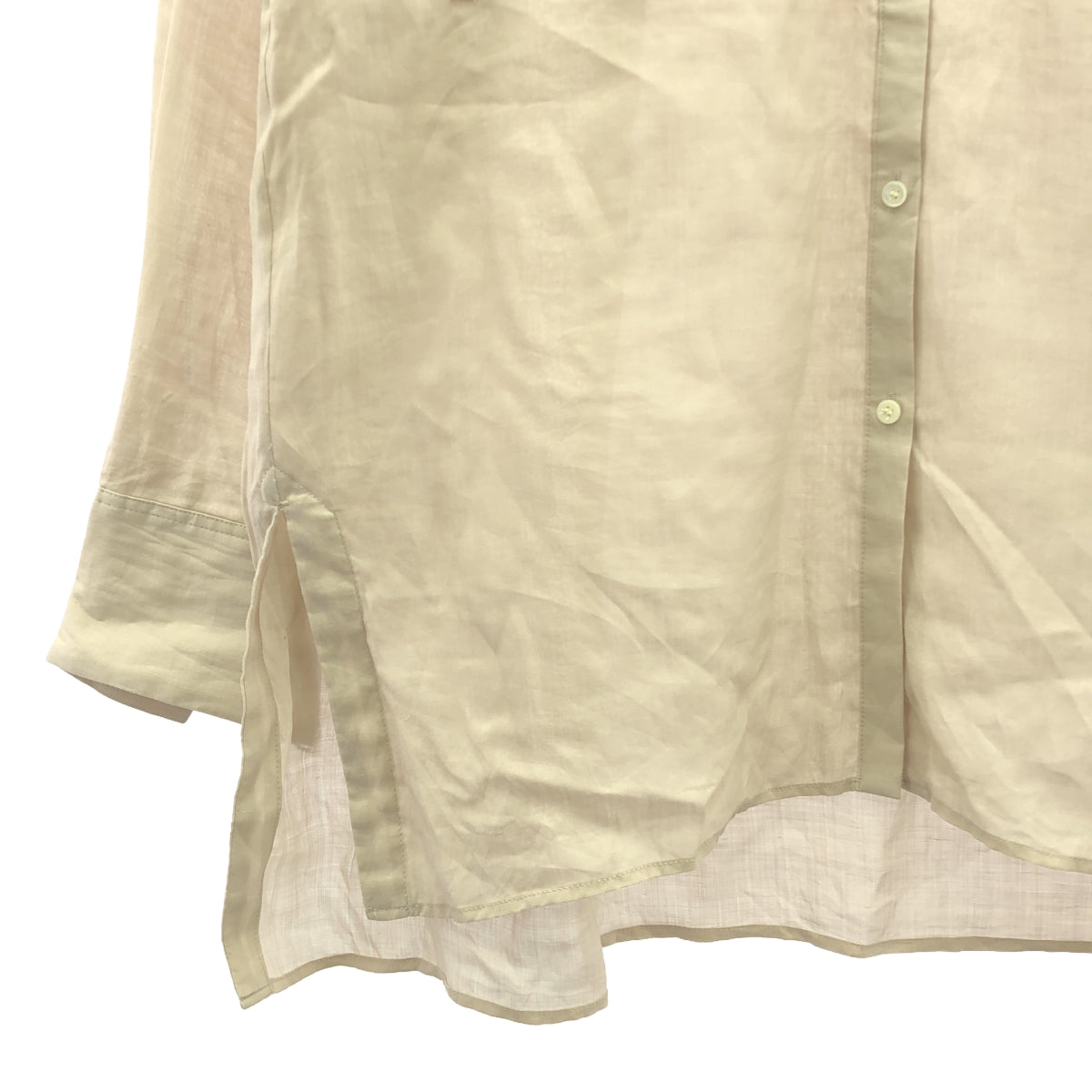 Chaos | Linen band collar shirt | F | Women's