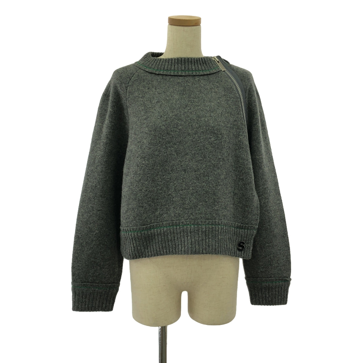 sacai / サカイ | s Cashmere Knit Pullover / カシミヤ スリット ニット プルオーバー | 1 | レディース