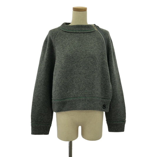 sacai / 사카이 | s Cashmere Knit Pullover / 캐시미어 슬릿 니트 풀오버 | 1 | 여성