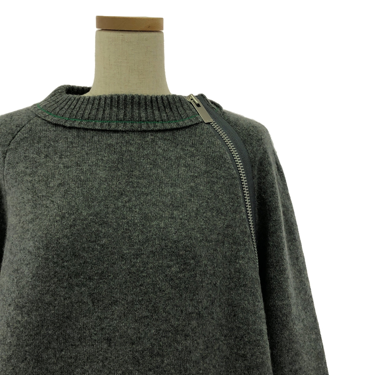 sacai / サカイ | s Cashmere Knit Pullover / カシミヤ スリット ニット プルオーバー | 1 | レディース