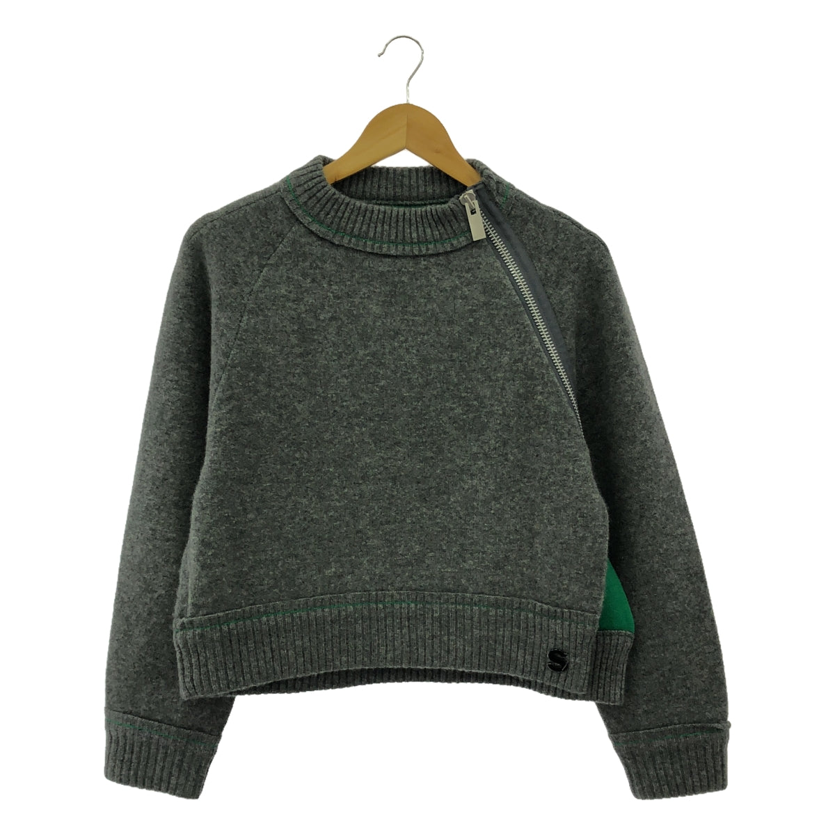 sacai / サカイ | s Cashmere Knit Pullover / カシミヤ スリット ニット プルオーバー | 1 | レディース