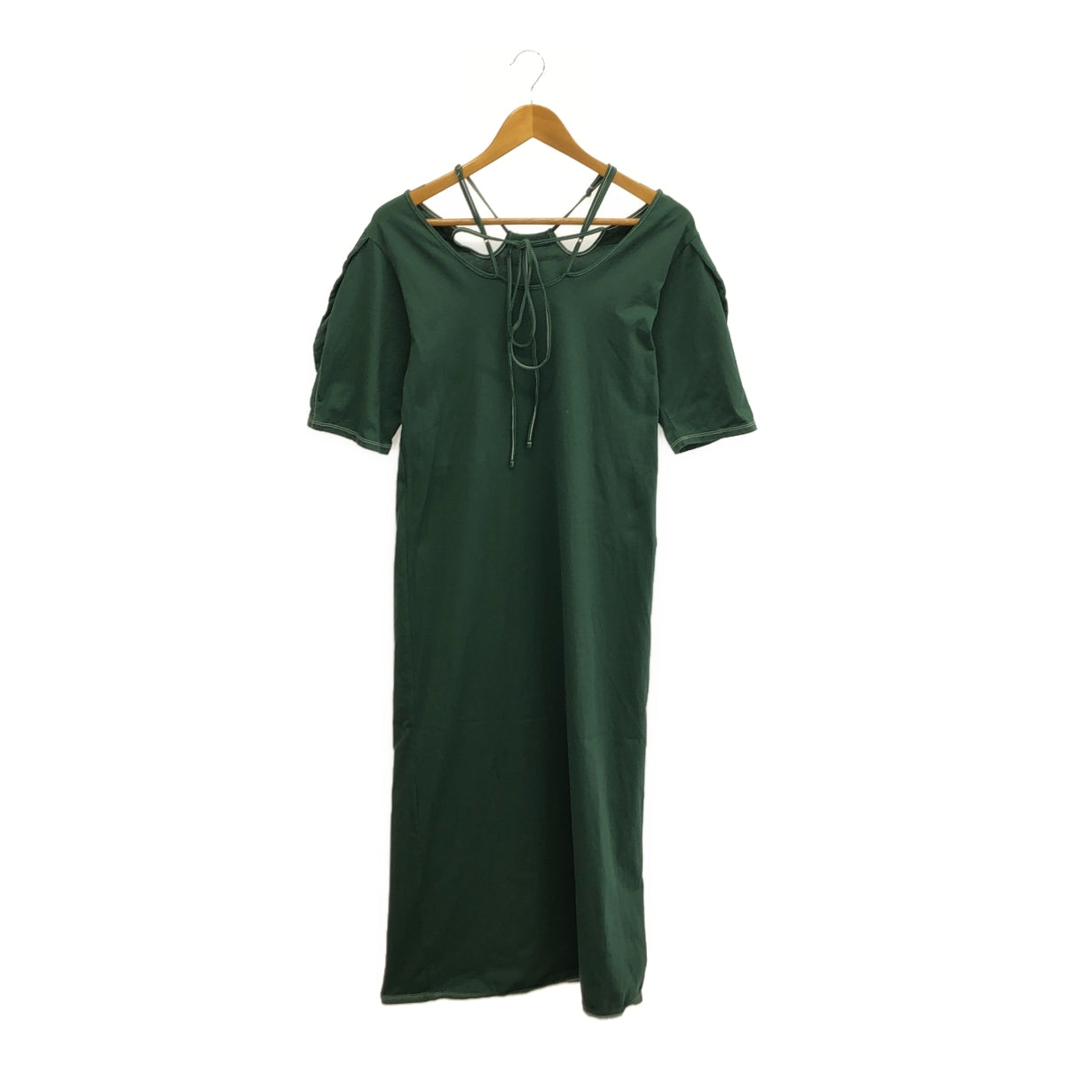 MURRAL / ミューラル | 2023SS | Ivy halfsleeve dress ワンピース | 1 | グリーン | レディース