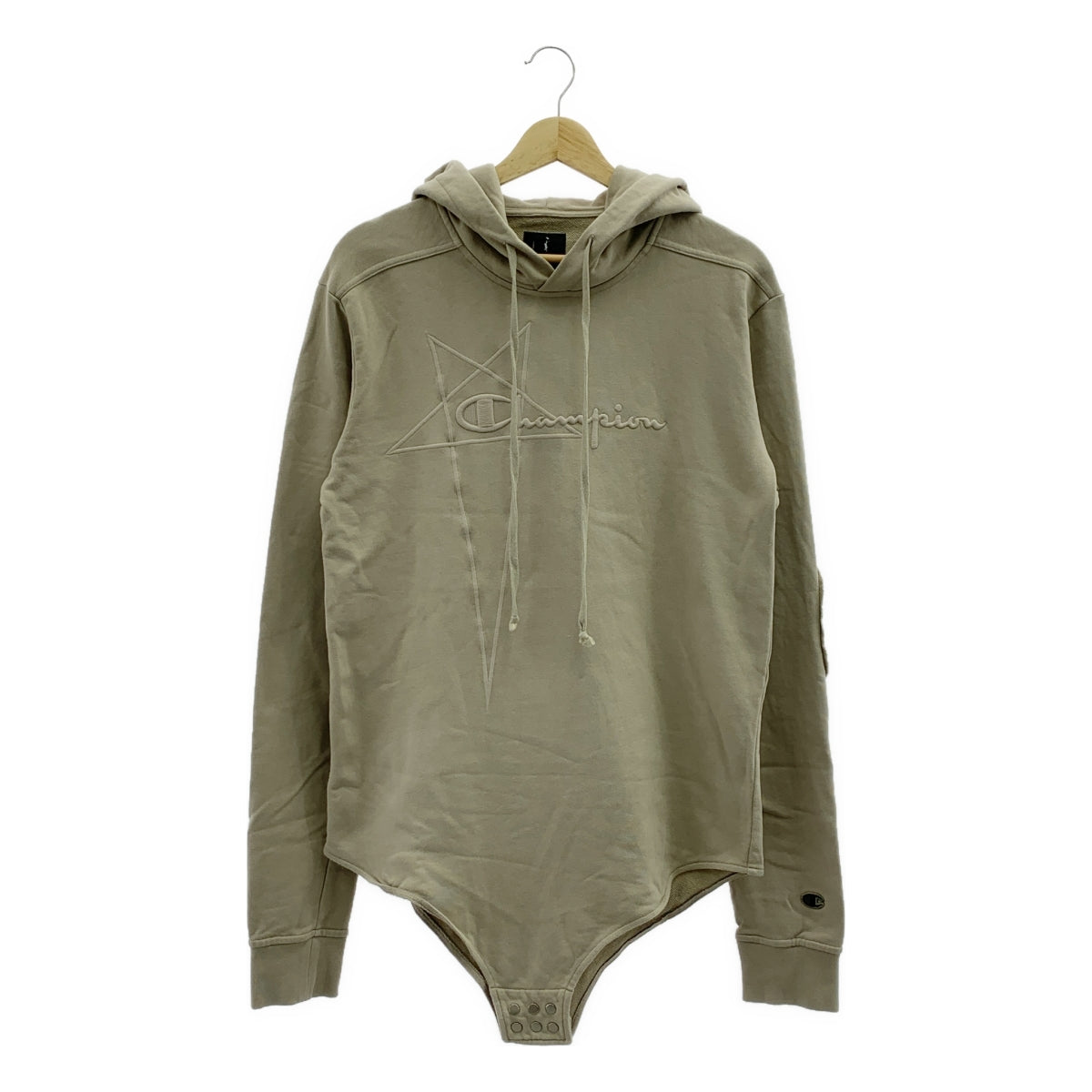 Rick Owens / リックオウエンス | × Champion / チャンピオン HOODED BODY ロゴ刺しゅう フーデッド ボディスーツ スウェットパーカー | M | メンズ
