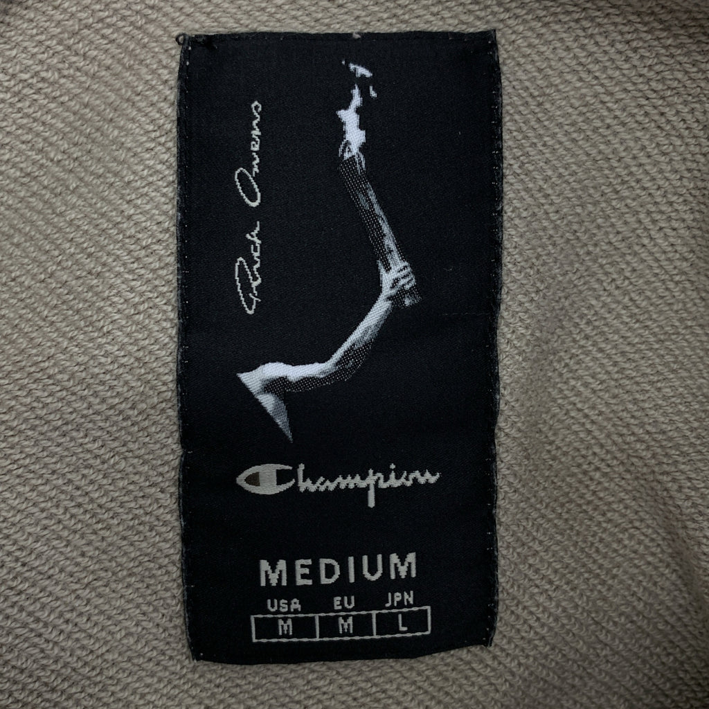 Rick Owens / リックオウエンス | × Champion / チャンピオン HOODED BODY ロゴ刺しゅう フーデッド ボディスーツ スウェットパーカー | M | メンズ