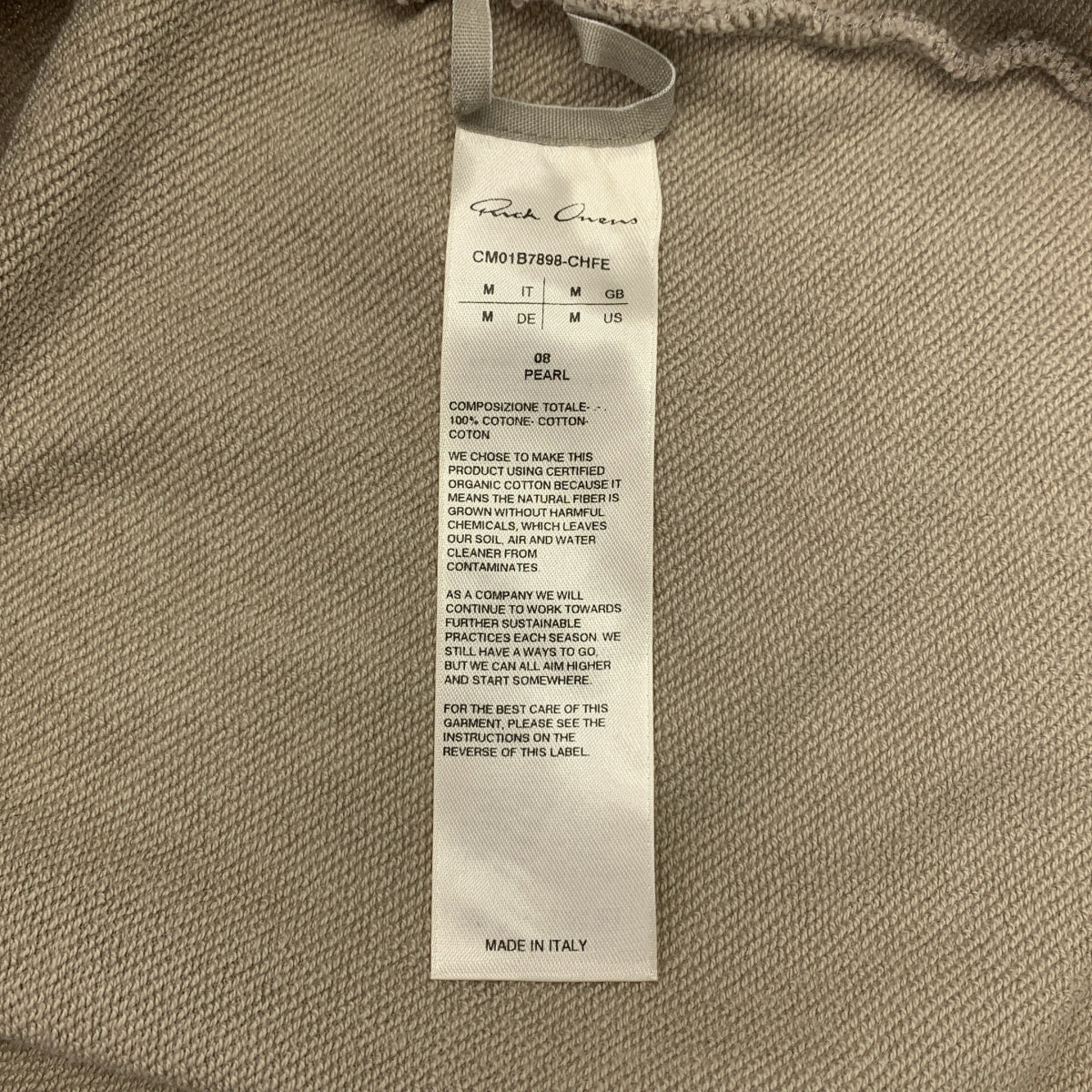 Rick Owens / リックオウエンス | × Champion / チャンピオン HOODED BODY ロゴ刺しゅう フーデッド ボディスーツ スウェットパーカー | M | メンズ