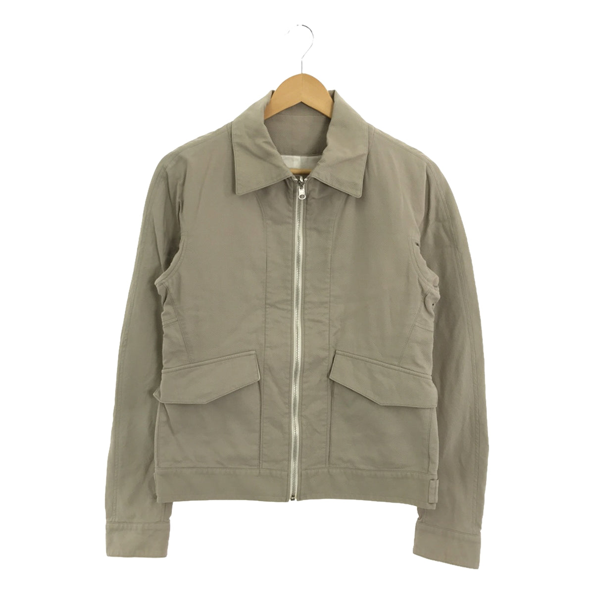 安南 |拉鍊外套 / 雙面擺動上衣外套 / 拉鍊外套 | 2 |米色/白色|男士